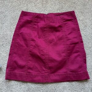 Elegant Burgundy Skirt